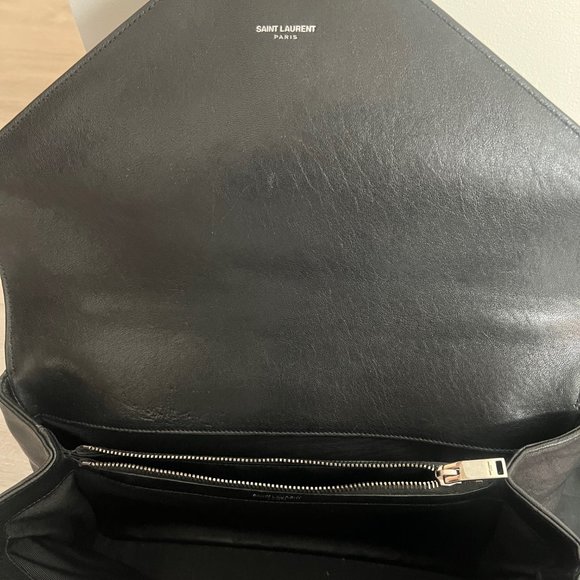 Saint Laurent black quilted large college shoulder bag - Picture 7 of 8